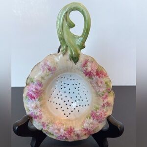 Vintage Porcelain Tea Strainer